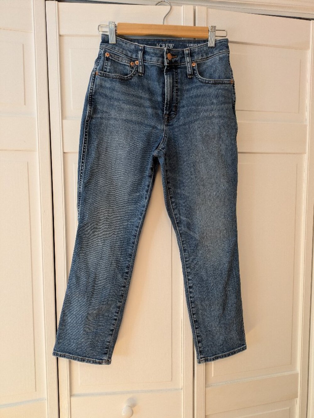J. Crew Curvy Vintage Slim Straight womens jeans